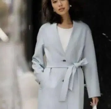 플라스테 PLST 소프트 더블 크로스 벨티드 코트 12-0109000