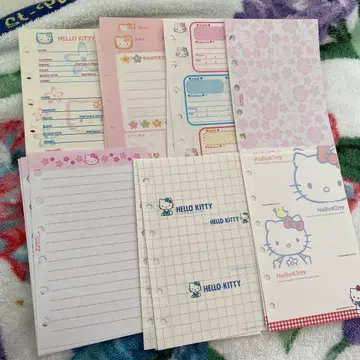 산리오 헬로키티 시스템 수첩용 리필 세트