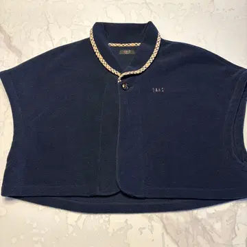 일본제 DAKS 플리스 어깨 보호대 룸웨어 가운 네이비 117