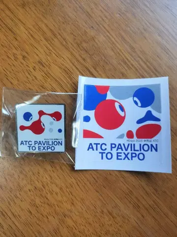ATC PAVILION 파빌리온 코먀쿠 핀 배지 씰