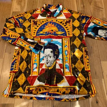 KANSAI MAN 아트 프린트 긴팔 셔츠