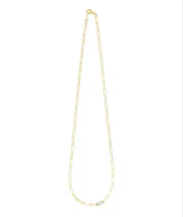 페이퍼 클립 체인 목걸이 골드