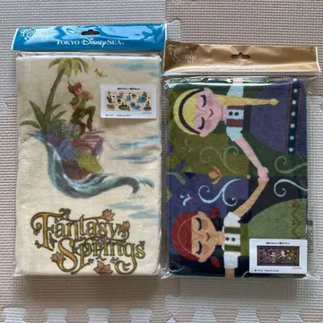 디즈니 공식 판타지 스프링스 한정판 타월 2개 세트 JCB