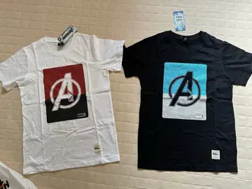 어벤져스 엔드 게임 T셔츠 화이트 블랙 색상 차이 2종