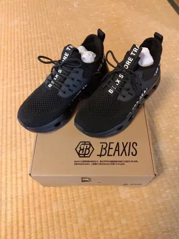 BEAXIS 블랙 트레이닝 슈즈 블랙 스니커즈