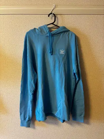 adidas 후드티 M 사이즈 스카이블루 파란색
