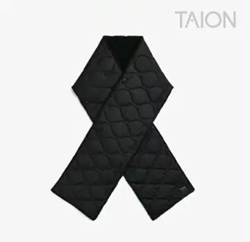 TAION 타이온 밀리터리 리버서블 다운 머플러 블랙