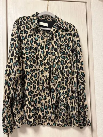 NEON SIGN 레오파드 무늬 긴팔 셔츠 사이즈 1
