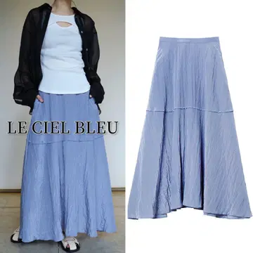 LE CIEL BLEU 롱 스커트 Maxi Flare Skirt