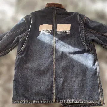 랏츠 BLACKANDYELLOW 데님 커버올 챌린저 새상품급