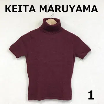 E1111A11 [ KEITA MARUYAMA ] 울 반팔 터틀 니트