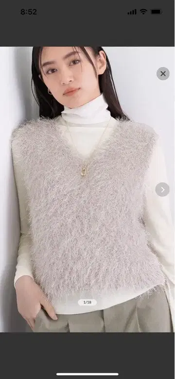 현행 모델 택 포함 인디비 페더 니트 베스트