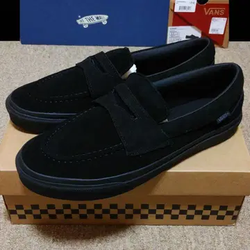 반스 로퍼 스웨이드 블랙 V196CF CN 26.5 슬립온