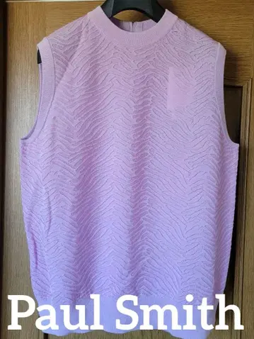 Paul Smith 라일락 XLSize 봄/여름 아이템 슬리브리스 니트