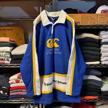 캔터베리 오브 뉴질랜드 라거 셔츠 XL 절개 디자인