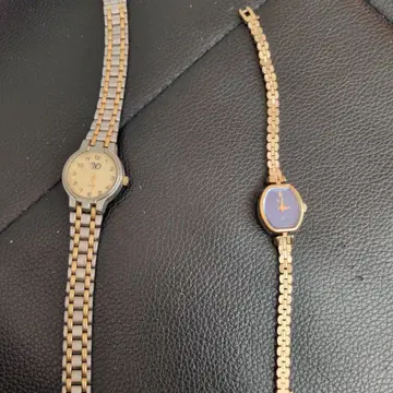 쇼와 레트로 W 로고 CITIZEN 여성용 골드 톤 작동 미확인