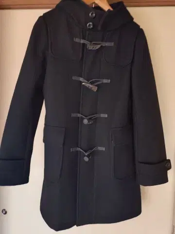 URBAN RESEARCH DOORS 블랙 더플 코트