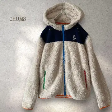 CHUMS 플리스 후드티 자켓 풀 집업 M