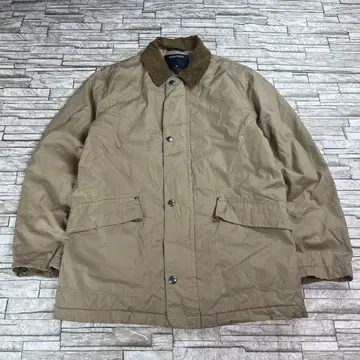 NAUTICA 헌팅 자켓 베이지 옷깃 스웨이드 M
