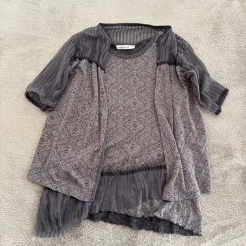 와플리쉬와플 레이스 탱크탑&가디건 세트