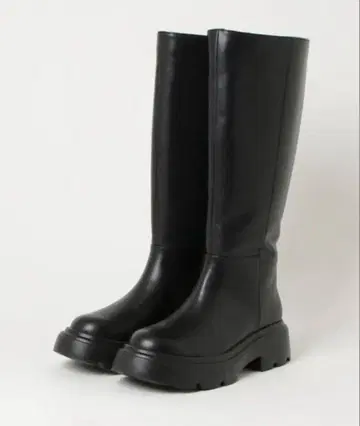 부츠 로리즈팜 통굽 롱 부츠 L