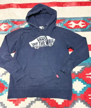 VANS OFF THE WALL 네이비 후드티