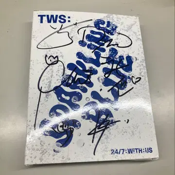 TWS / SPARKLING BLUE 친필 사인입