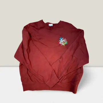 ( L 사이즈 ) King Gnu 버건디 크루넥 맨투맨