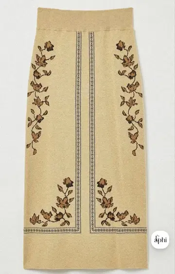 새상품 eaphi scarf motif knit skirt ( S )