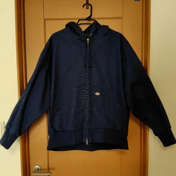 BEAMS BOY 네이비 풀 지퍼 후디 블루종 디키즈