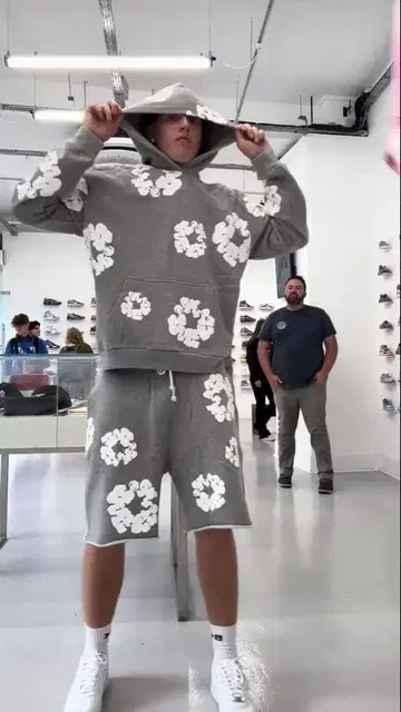 데님 티어스 하프 팬츠