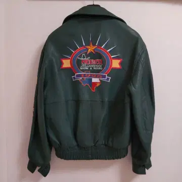 휴스턴 라이브스톡 쇼 & 로데오 가죽 자켓