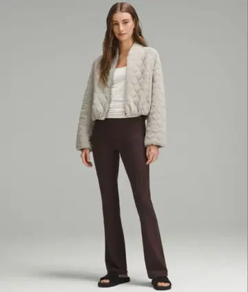 SmoothCover 랩 허리 플레어 팬츠 32인치