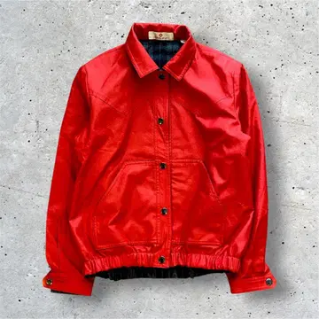 빈티지 자켓 아웃도어 레드 오렌지