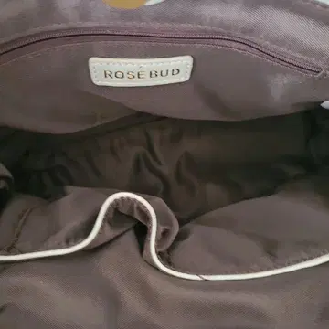 미사용 새상품 [ ROSE BUD ] 로즈버드 무스탕 백 베이지