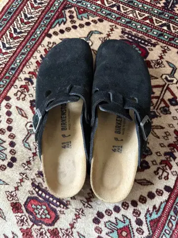 Birkenstock Boston 내로우 블랙 41 26.5