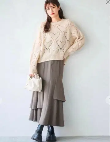 [ COCO DEAL ] 비대칭 머메이드 스커트