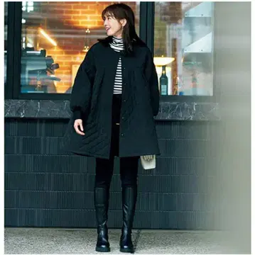 시크릿 트로피 퀼팅 코트