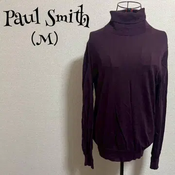 폴 스미스 (M) 니트 / 와인 레드 / 터틀넥 / 긴팔 / 클래시컬