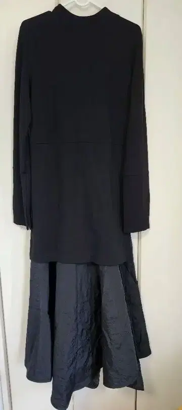 UN3D. 퀼팅 도킹 원피스 36 블랙