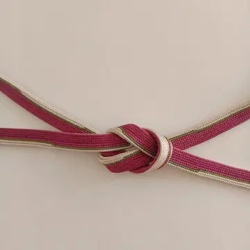 오비매듭 순수 실크 술 장식