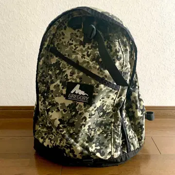 GREGORY 그레고리 데이팩 덴마크 카모 카모 패턴 구 로고 택