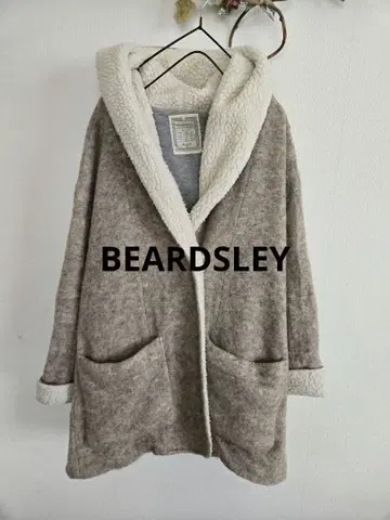 BEARDSLEY 후드 부착 울 코트