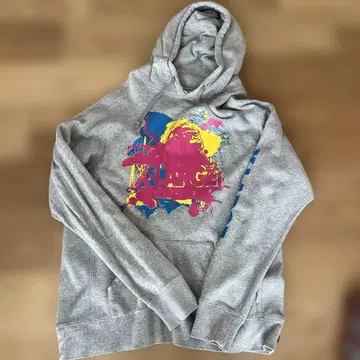 X-LARGE 컬러풀 그래픽 후드티