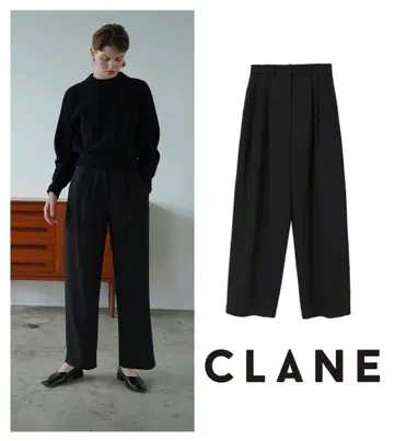 새상품 택 BASIC TUCK PANTS CLANE 클라네