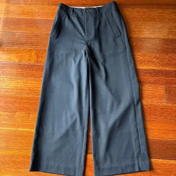 HUMANWOMAN 네이비 와이드 팬츠