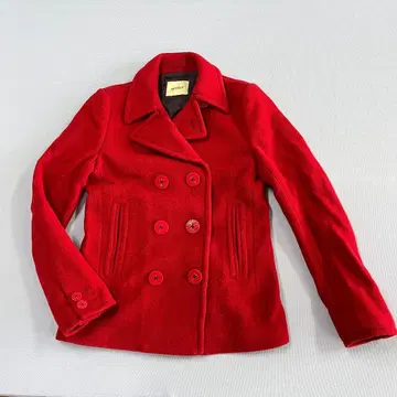 2511-4 moussy 레드 피 코트