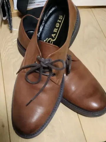 새상품급 ARGIS 브라운 레이스업 슈즈