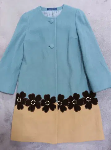 엠즈 그레이시 코트 38 꽃무늬