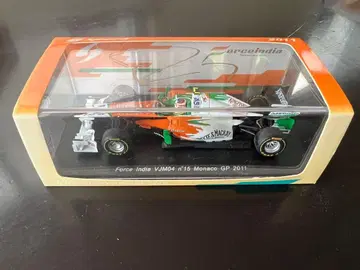 F1 포스 인디아 2011 폴 디 레스타 친필 사인 1/43